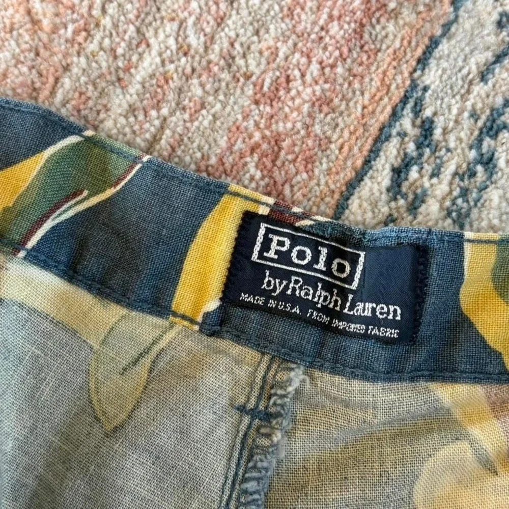 Polo ralph Lauren floral shorts Size 34 floral preppy 90s - Picture 5 of 6